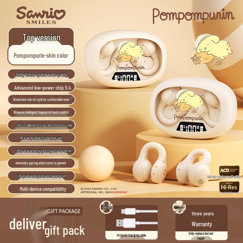 Sanrio Pacha Hund Kabellose Over-Ear Bluetooth Gaming-Kopfhörer