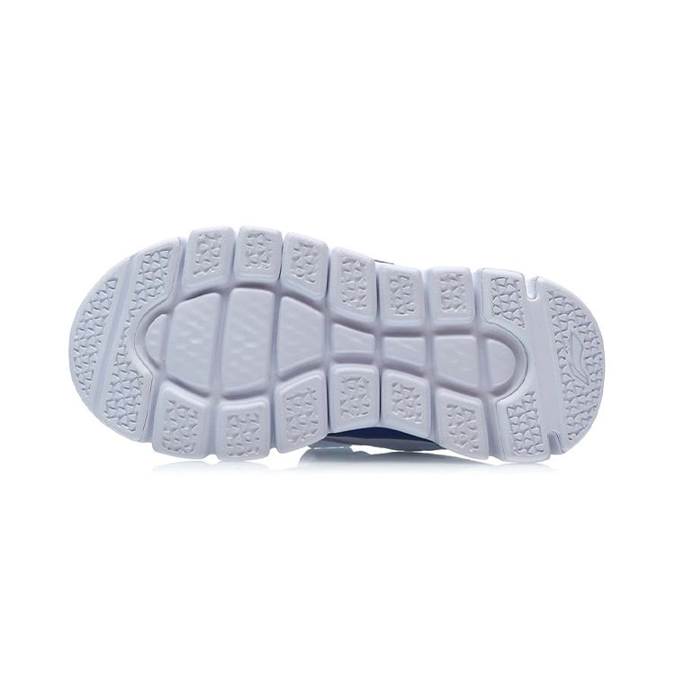 Li Ning Kids Aurora Skywalker Non-Slip Shock Absorbing Wear-Resistant Breathable Sports Casual Shoes Kids Shoes Cyclone-Blue YKNR104-61