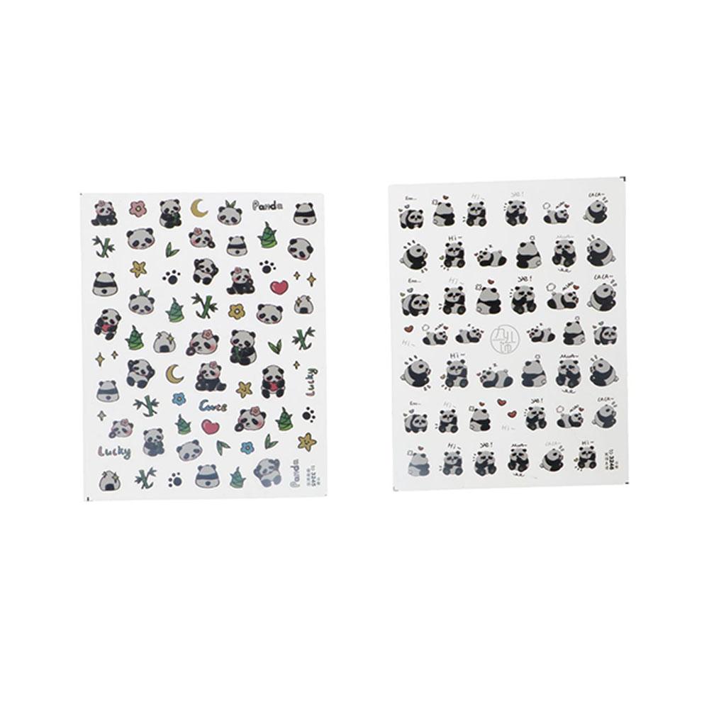

Nail Accessories Animal Panda Nail Decals Cartoon Panda Nail Stickers Nail Salon to3246
