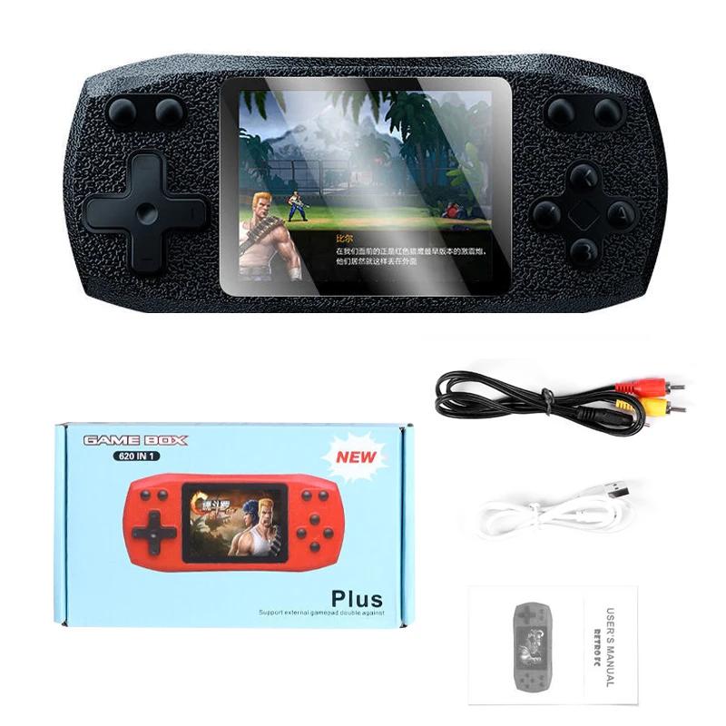 Retro Video Game Console Built in 620 Classic Games 2.4 Inch Portable Handheld Game Player Rechargeable Console AV Ouput