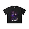 260 GSM Double Yarn 32 Count 100% Cotton Saint Seiya V18 Rhadamanthys Print Unisex Heavy Cotton T Shirt