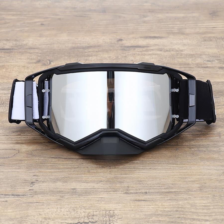 Motorcycle goggles for outdoor riding, windproof, sandproof, dustproof helmet goggles, sports glasses