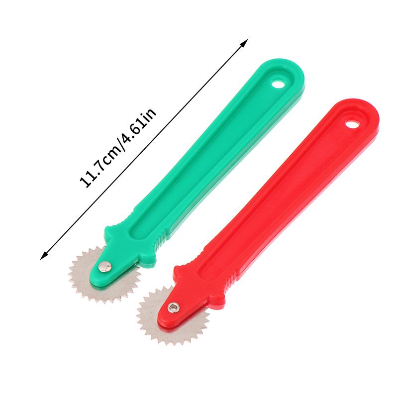 5/10Pcs Plastics Leather Overstitch Wheel Space Paper Perforating Tool Tailor Stitch Marker Gear Roulette Patchwork Tools Random