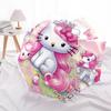 1pc Hello Kitty, Princess umbrella automatic open/close, 8-Rib Durable Frame, Compact Folding Design, Ideal Birthday/Holiday Gift  1178A