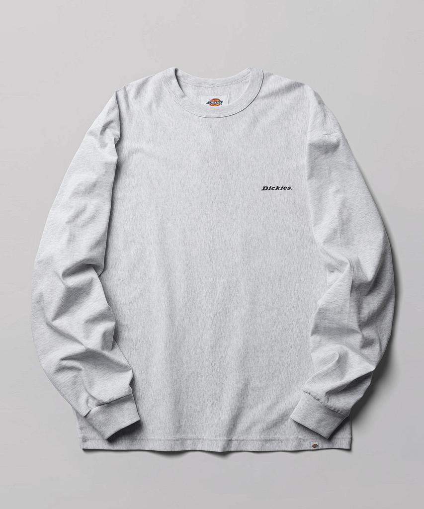 Dickies Bag Mono Logo Long Sleeve White Melange