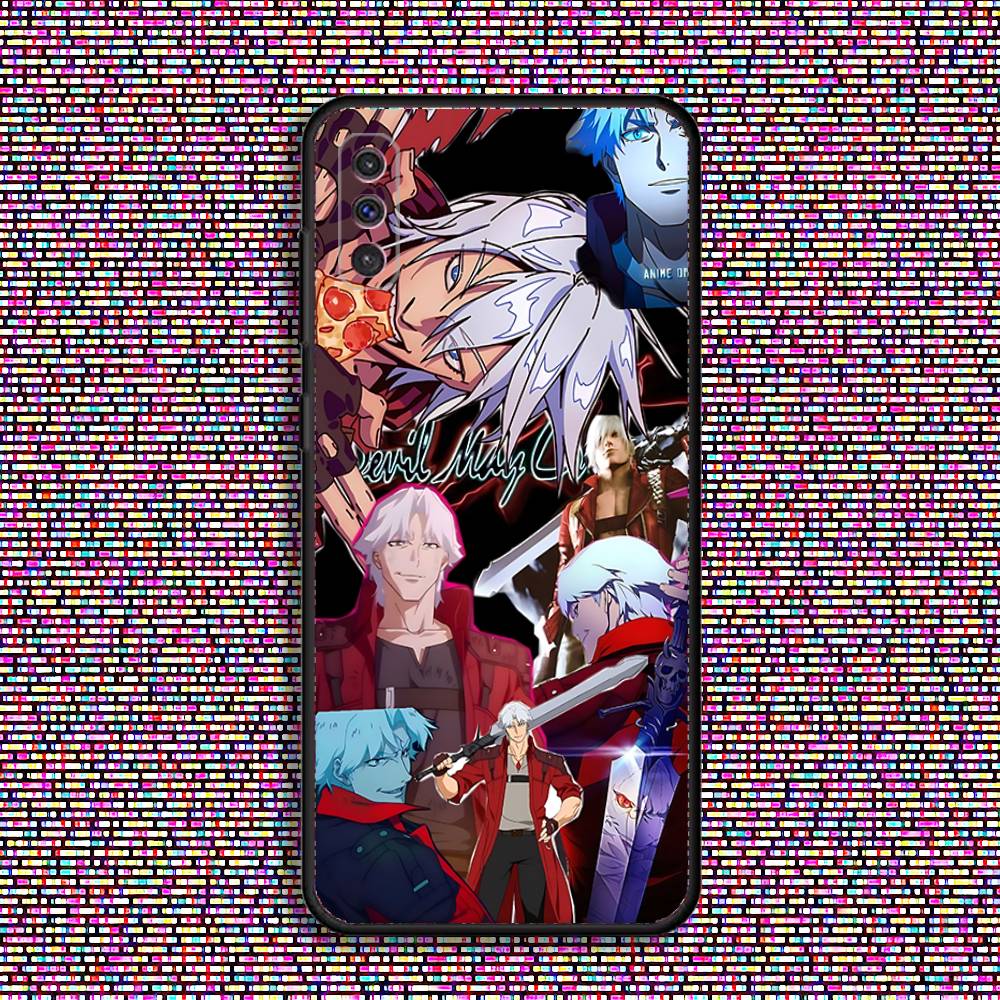 D-Devil M-May C-Cry Dante Phone Case For Samsung S 25,24,23,22,30,21,10,9,Ultra,Plus,Lite,FE,4,5 G Black Soft Case