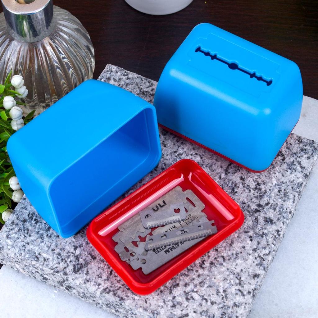 JIFULI Vintage Double Edge Stainless Steel Razor Blades, 50-Piece Manual Shaving Pack