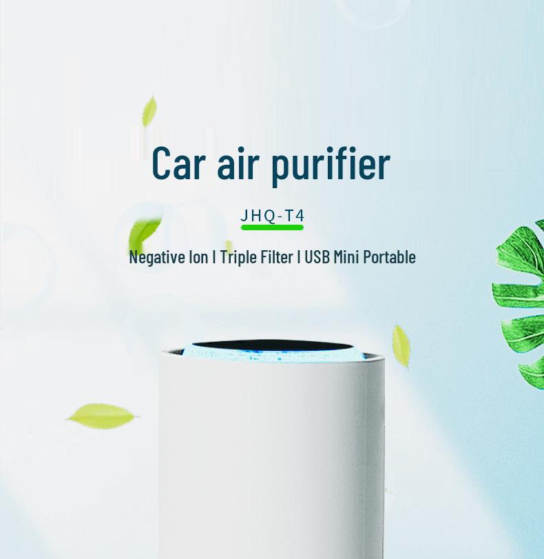 Cup-Shaped Negative Ion Air Purifier for Cars and Desktops - Ideal for Formaldehyde Removal, Safe for Mothers and Babies