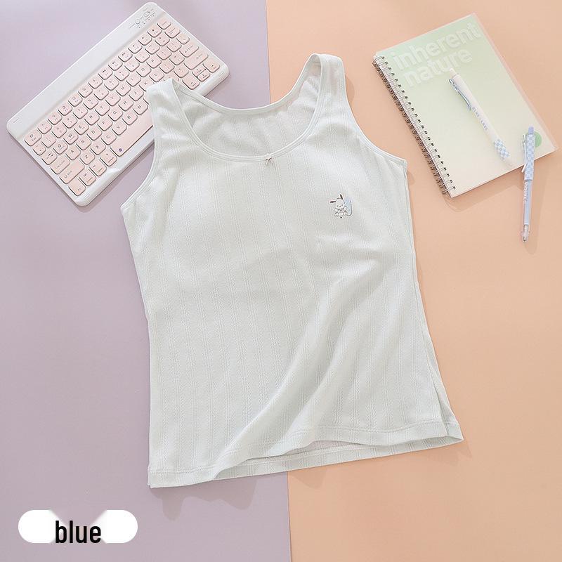 Girls  Longline Camisole for Middle School Development 140 синий