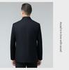 2024 Men's Winter Down Jacket - Mid-length Business Lapel Coat with Detachable Liner