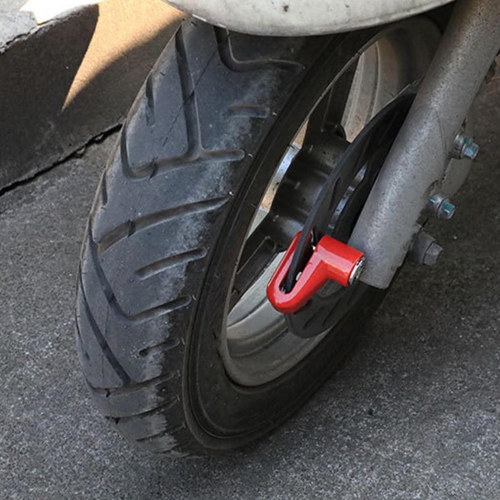 Bike Brake Lock,Bike Wheel Lock,Motorcycle Lock Metal Wheel Disc Brake Padlock Scooter Wheel Lock