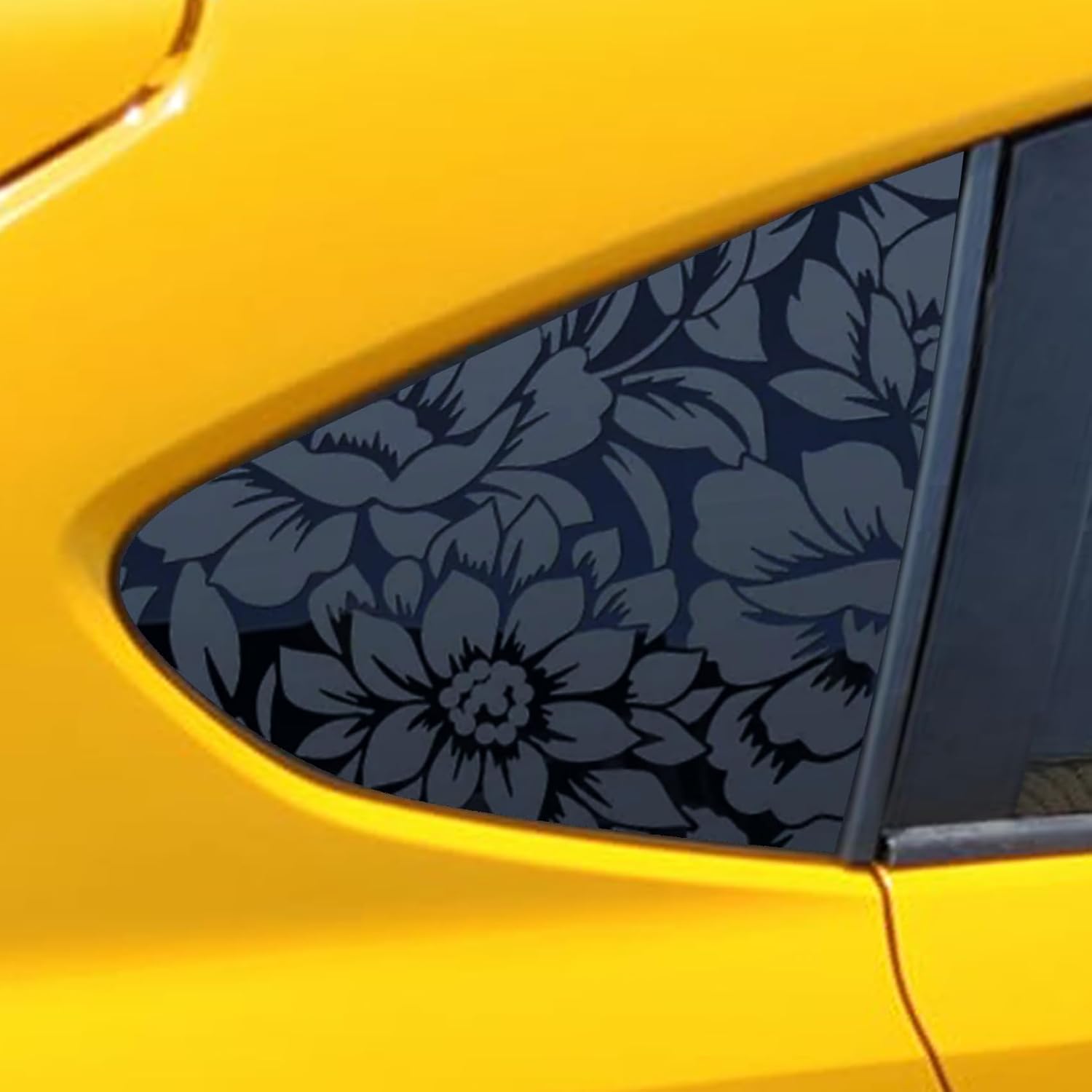

Only fit for Subaru CrossTrek XV 2012-2017 Rear Side Window Floral Flowers Decal, Matte Black Floral Flowers Decal Sticker, for 2012-2017 Subaru