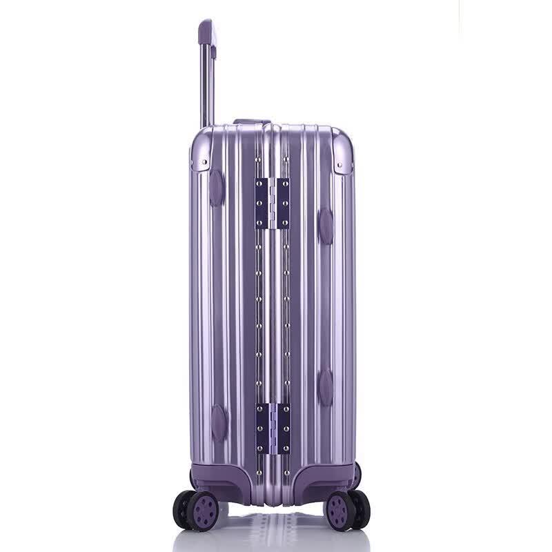 H1510 Aluminum Frame Glossy Spinner Suitcase