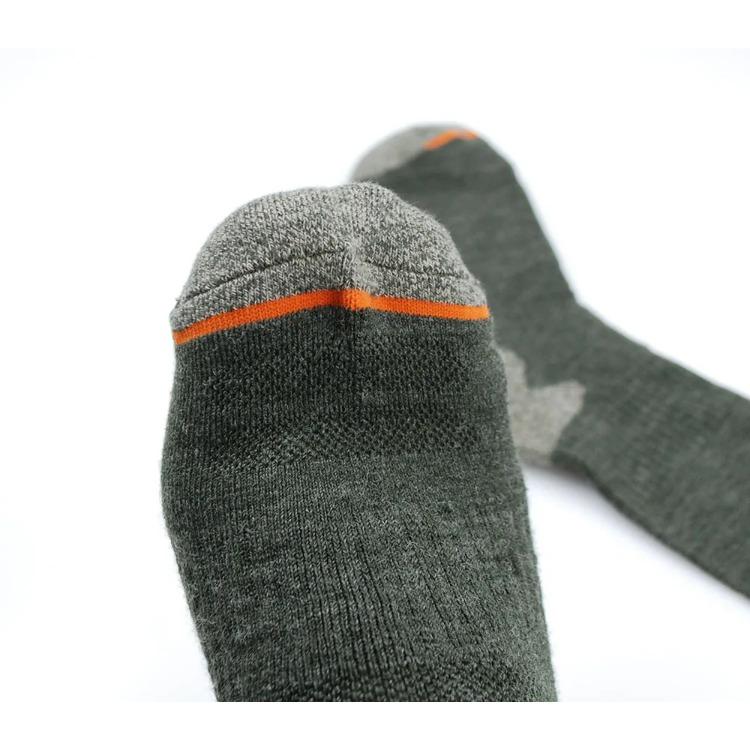 Chaussette Polaire Laine Mérinos Homme Laine Thermique Chaude Hiver Athlétique Respirante Pour Homme 41-46