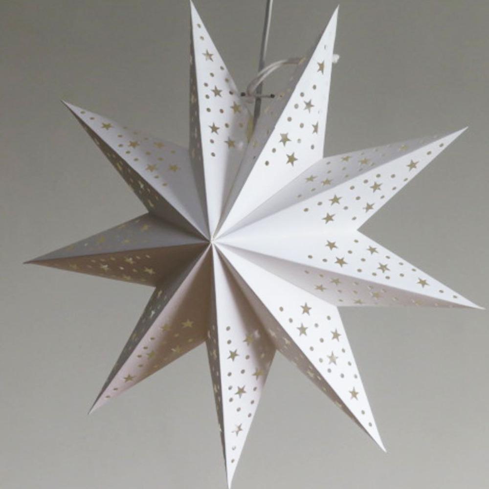 Eid Mubarak Star Lampshade 35/45cm Islam Muslim Light New Hollow Seven Point Star  Home Decorations