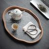 Retro Storage Tray Glass Coffe Tea Cup Perfume Trays Snack Nuts Sweets Food Plate Home Storage Organization Decorative Tray