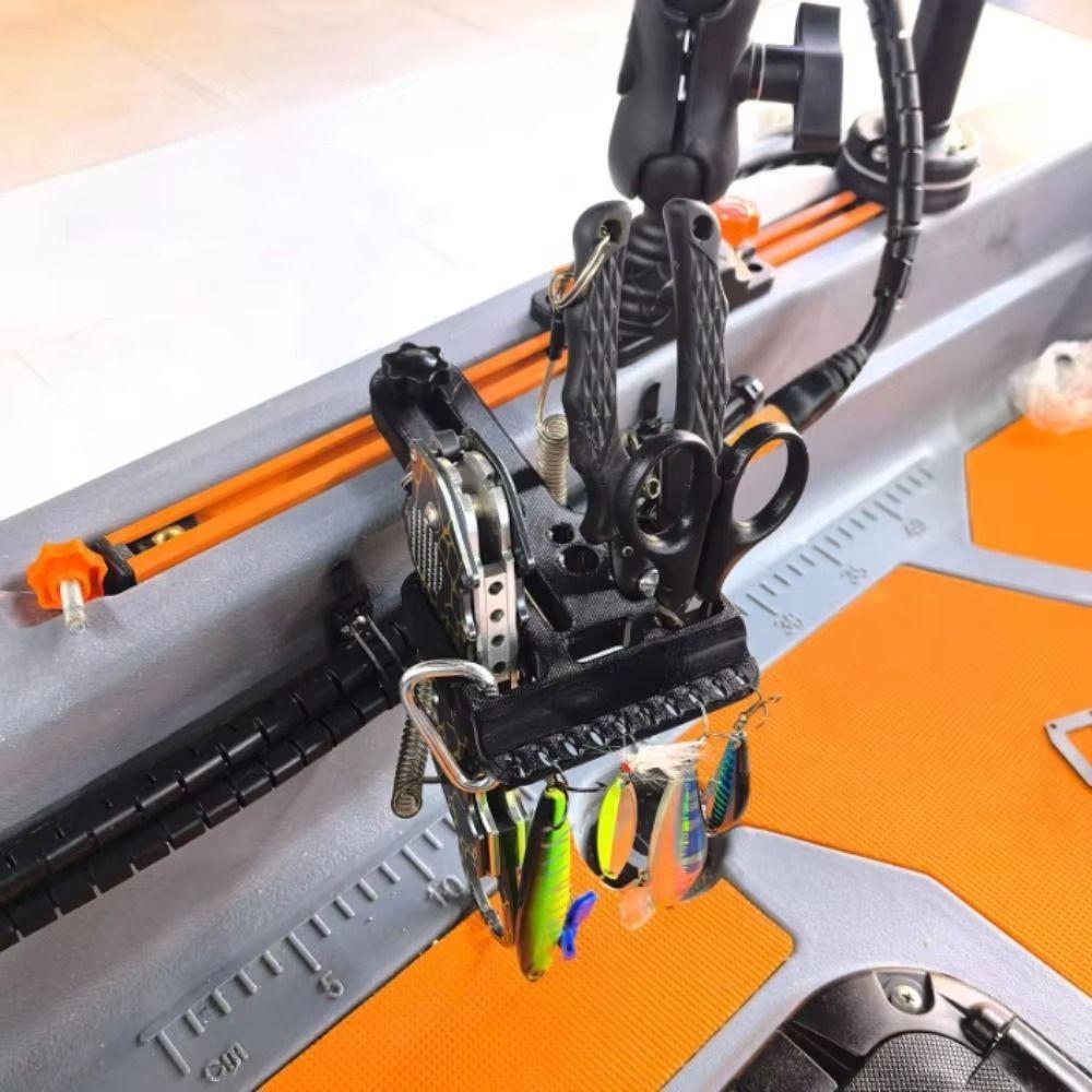 3D Printed T Slot Storage Box Durable Plastic Kayak Fishing Organizer Fishing Trip
