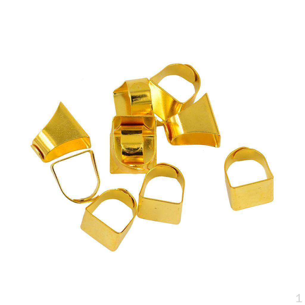 10 Регулируемых Латунных Оснований с Прямоугольником Gold