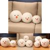 Adorable White Snowman Plush Doll Cushion For Christmas Perfect Holiday Gift For Kids