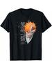 Bleach Ichigo Transformation Spritzer Muster Anime T-Shirt