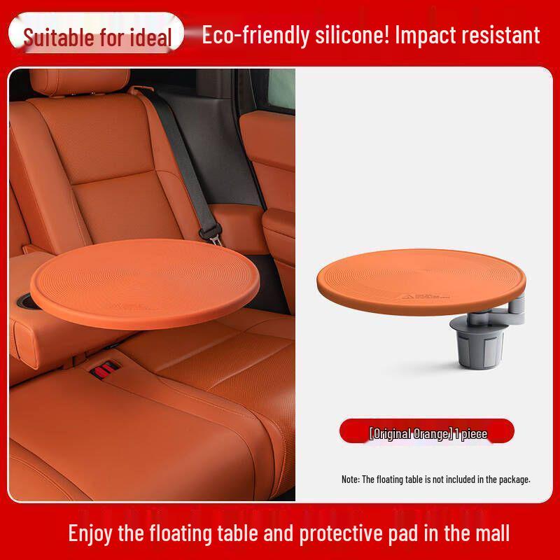 This multi-functional, rotatable floating square table suits Li Auto L6, L7, L8, L9, and Mega models.