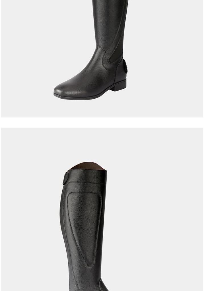 Hochgeschnittene Reitstiefel aus Rindsleder 8106107