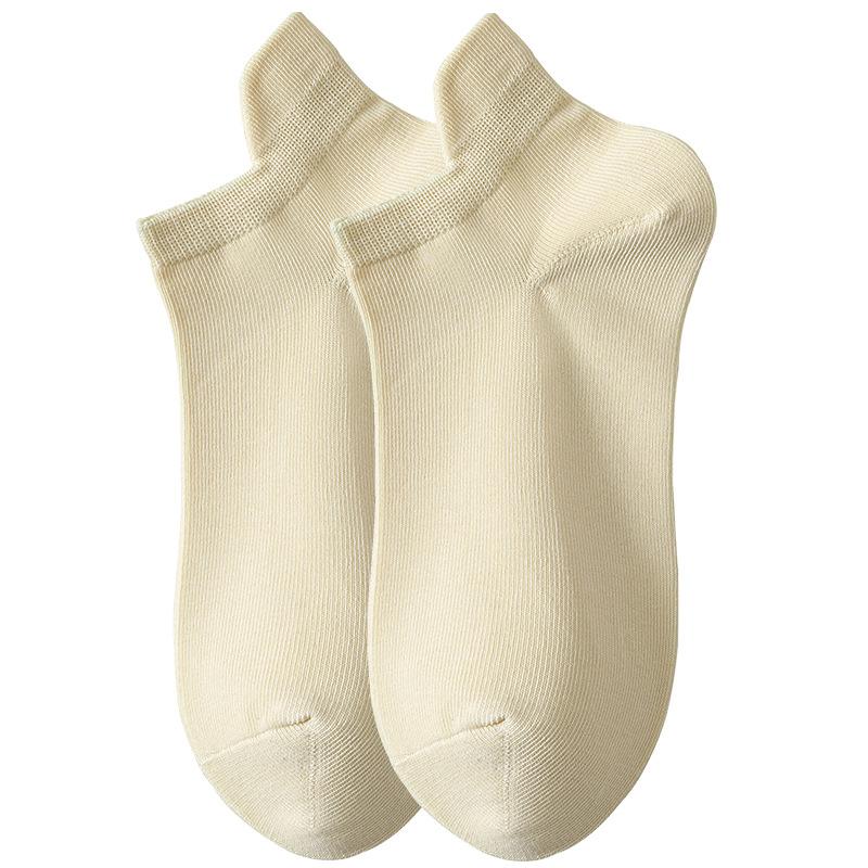 Bootssocken, die nicht abrutschen, und Damen-Sommersocken aus reiner Baumwolle, dünne, tief ausgeschnittene, nahtlose kurze Socken für Damen