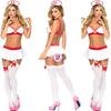 White Angel Erotic Nurse Costume - European and American Style, Three-Point Design, Hollowed-Out Details