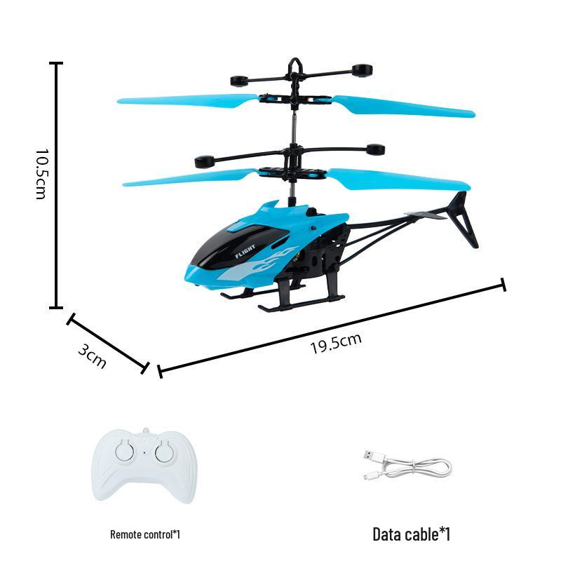 Gesture-Controlled Helicopter Toy for Kids - Novelty Sensing Airplane