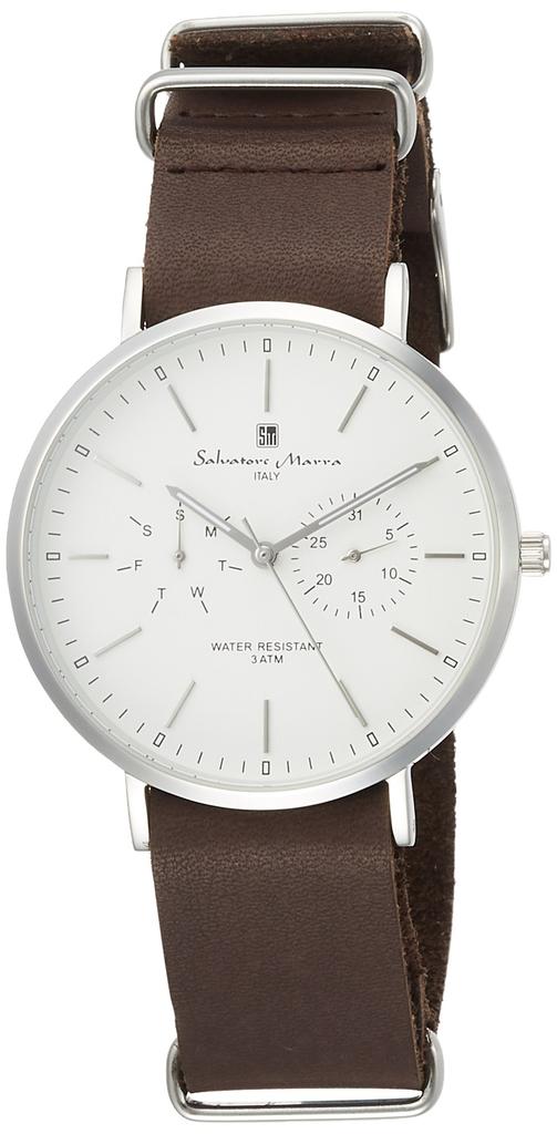 Watch Thin Regular Import Product Brown [Salvatore Mara] Multi-Calendar SM15117-SSWHSV Men's
