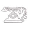 Telephone Shape Embossing Cutting Die DIY Craft Stencil Scrapbook Mold Decor