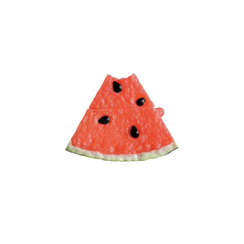Funny watermelon for AirPods pro apple bluetooth headset cover 2/3/4 generation silicone protection soft case for