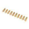 10Pcs 3D Printer Brass Nozzle Fit for Kobra 3 Combo S1 Extruder Hotend Replacement Kit Printing Machine Nozzles Set