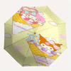 My Melody,Kuromi Automatic Folding Umbrella Simple 8 Rib Design, Bright Cartoon Pattern, Durable Iron Frame, Suitable For Travel, Outdoor, B