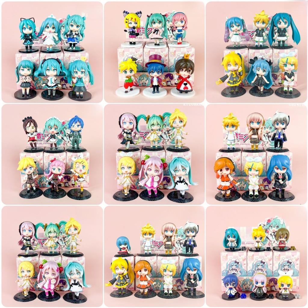 Hatsune Miku Pvc Figurine Collection Set With Assembly For Anime Enthusiasts And Display
