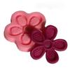 3D Flower Shape Chocolate Soap Mould Chocolate Cake Decorating Tools DIY Baking Fondant Silicone Mold Turned Sugar Cake Mold