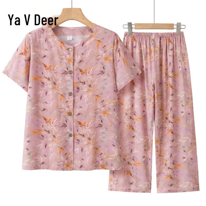 

Yalu Women s Summer Cotton Silk Outfit 3XL