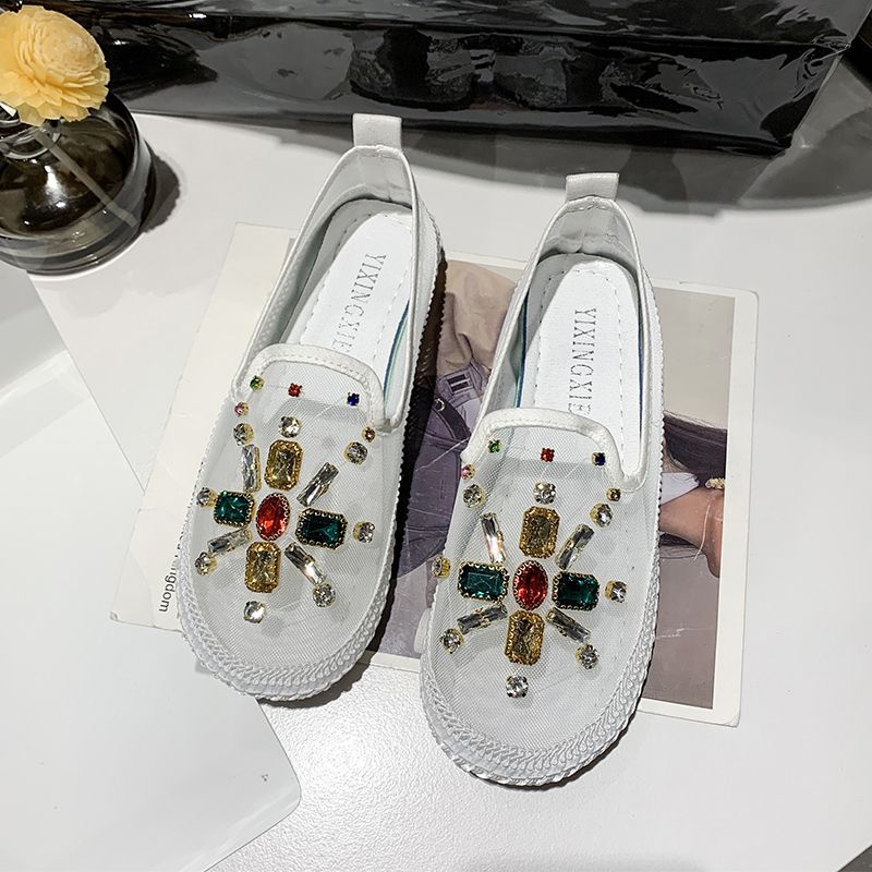 Baotou half-drag sandals women's outer wear New summer fashion mesh breathable Roman flat-bottomed lady slippers