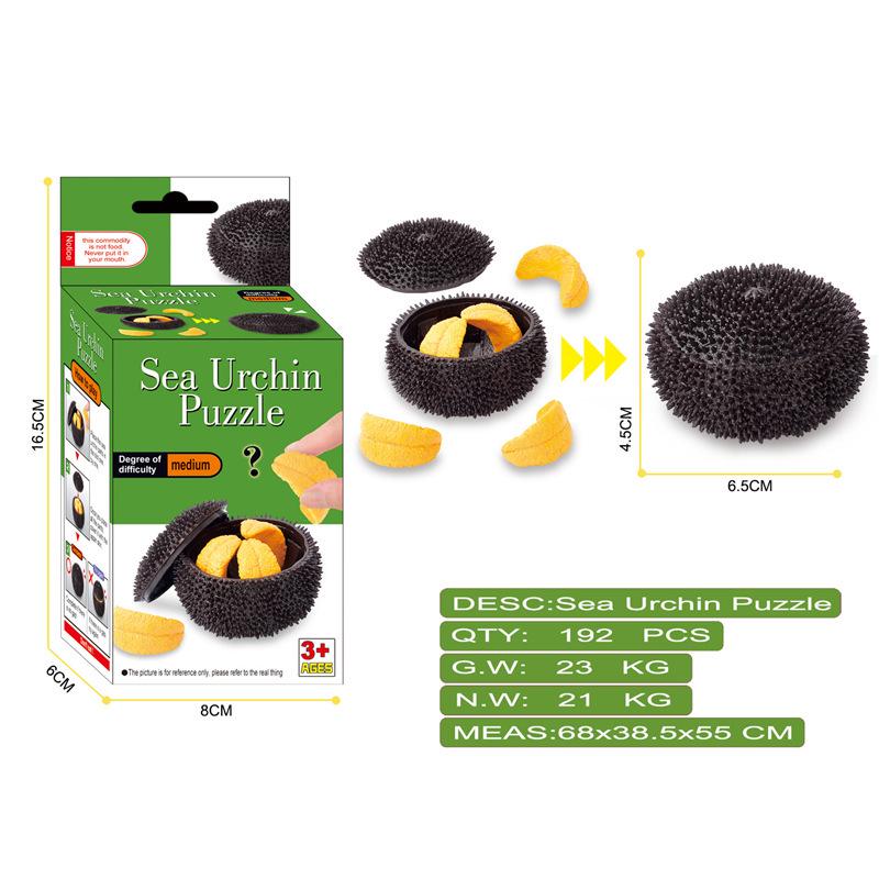 

Чеснок 3D Пазл Морской Ёж: Сложные стереоскопические строительные блоки для творческого развития детей. Standard