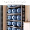 5-Tier Heavy-Duty Steel-Wood Kitchen Storage Rack