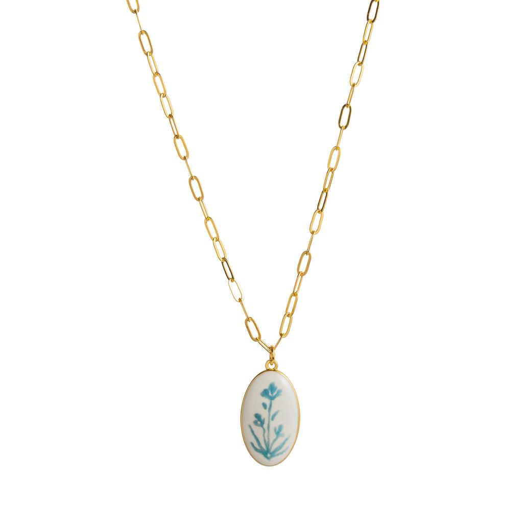 Niche Fresh Plant Series Necklace Diy Lemon Strawberry Bow Pendant Necklace Collarbone Chain