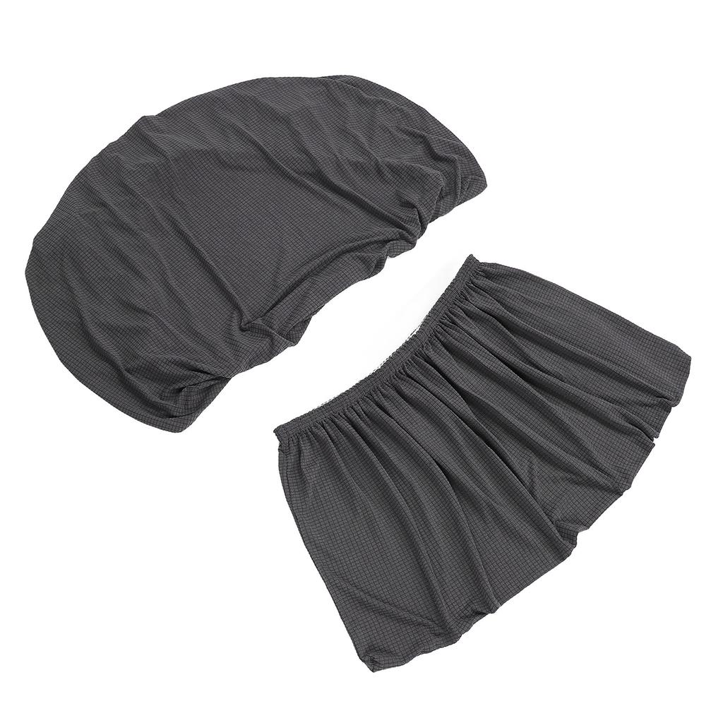 Wohnmobil Dinette Kissenbezug Vollständig Umwickelt Elastisch Wasserabweisend Leicht zu Reinigen für Wohnmobil Anhänger Tiefgrau