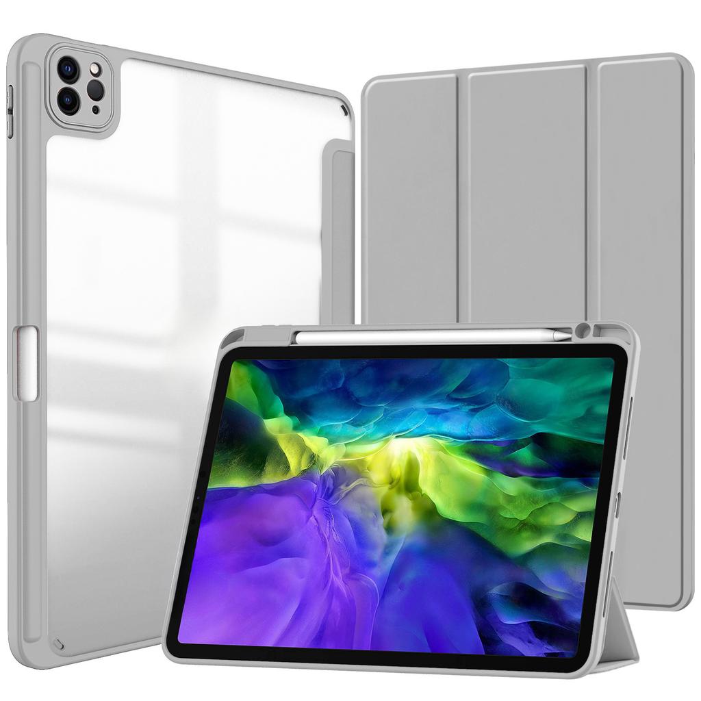 For iPad 10.2 Protective Case with Pen Slot, Acrylic Tablet Cover, Air 4/5