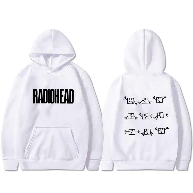 Rock Band Radiohead Funny Meme Hoodie Men Women Casual Retro Gothic Hooded Sweatshirt Male Fashion Hoodies