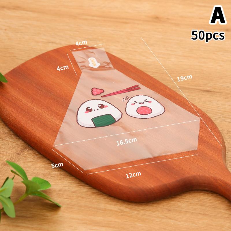 Triangle Rice And Vegetable Roll Packaging Paper Triangle Rice Ball Disposable Packaging Bag Sushi Bag Sushi Bento Accessories