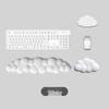Cross-Border Cloud Memory Foam Keyboard Wrist Rest - Large Non-Slip Desktop Support