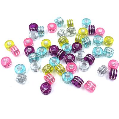 20 Stück Acryl Zylinder lose Perlen Anhänger DIY Armband Halskette Schmuckherstellung