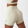 Women's Alo Yoga Fitness Shorts - Quick-Drying, Butt-Lifting, Three-Quarter Length for Running, Cycling, and Yoga.