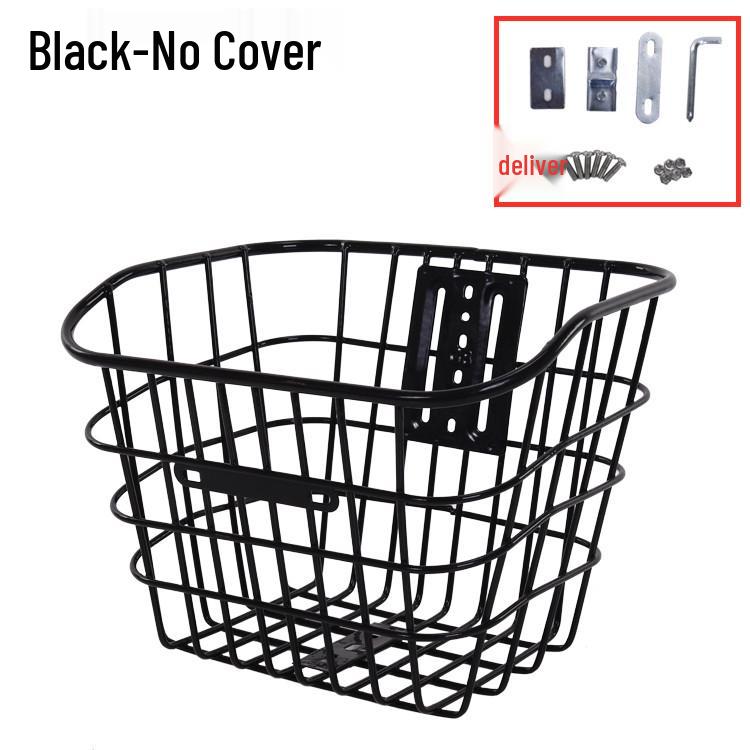 Versatile Electric Scooter and Bicycle Basket with Lid - Enlarged for Pets, Vegetables, and More