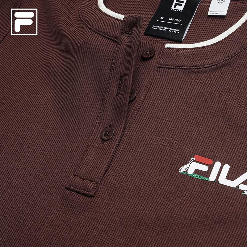 Fila Women's Slim-Fit Knit Long Sleeve T-Shirt
